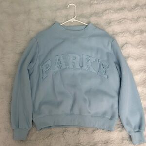 Parke Light Blue Women's Mockneck